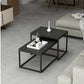 Couchtisch Leka 2 - ert Set, Schwarz - MEGART