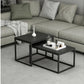Couchtisch Leka 2 - ert Set, Schwarz - MEGART