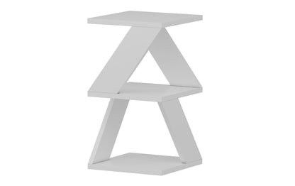 Beistelltisch Albeni 30 x 50 x 30 cm, Weiss