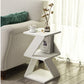 Beistelltisch Albeni 30 x 50 x 30 cm, Weiss