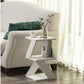 Beistelltisch Albeni 30 x 50 x 30 cm, Weiss
