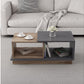 Couchtisch Consept 90 x 36 x 45 cm, Anthrazit/Braun