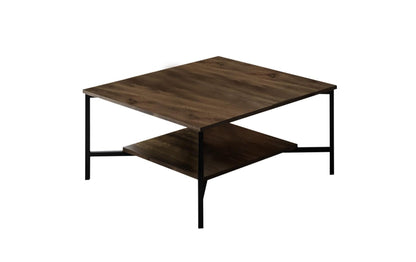 Couchtisch Black Line 80 x 80 x 40 cm, Braun