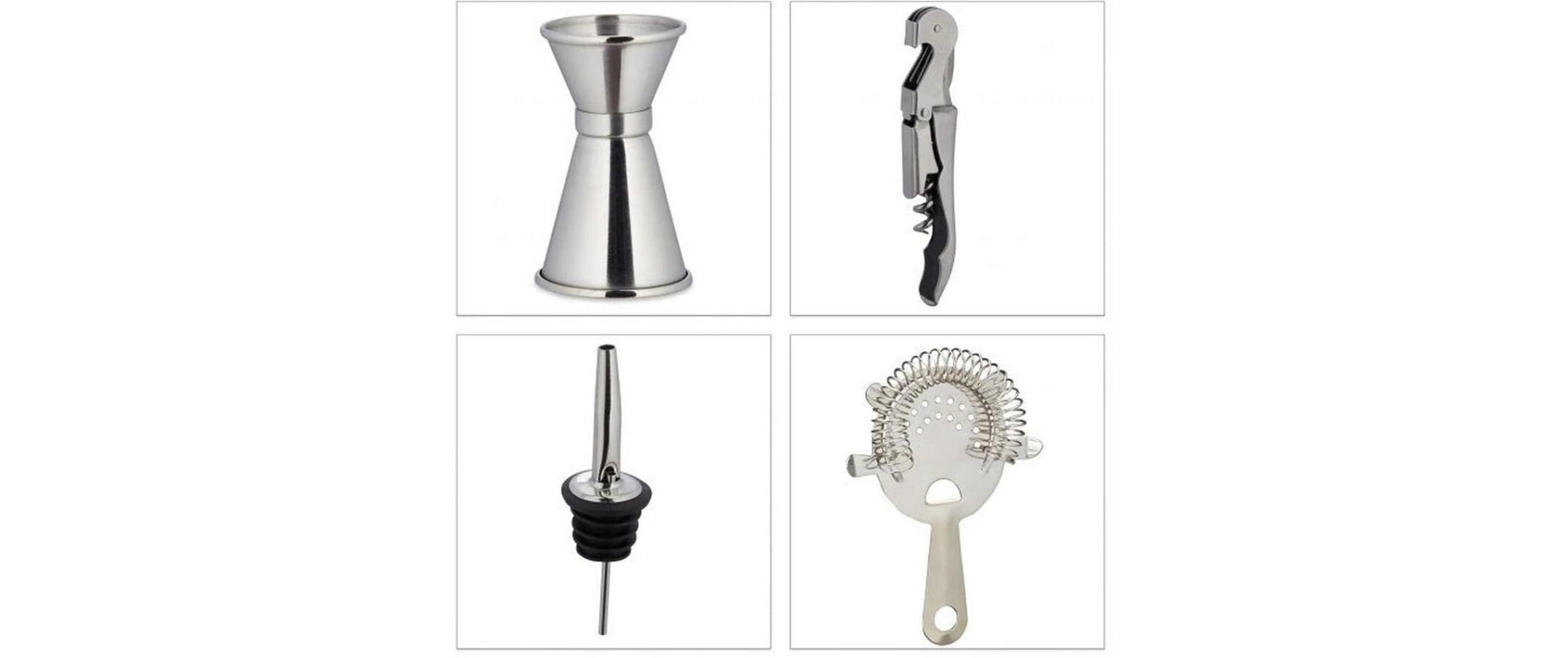 Cocktail - Set 680 ml, Silber - MEGART