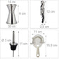 Cocktail - Set 680 ml, Silber - MEGART