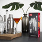 Drink Mixer Set Cocktail Set 7 - teilig 550 l, Silber - MEGART
