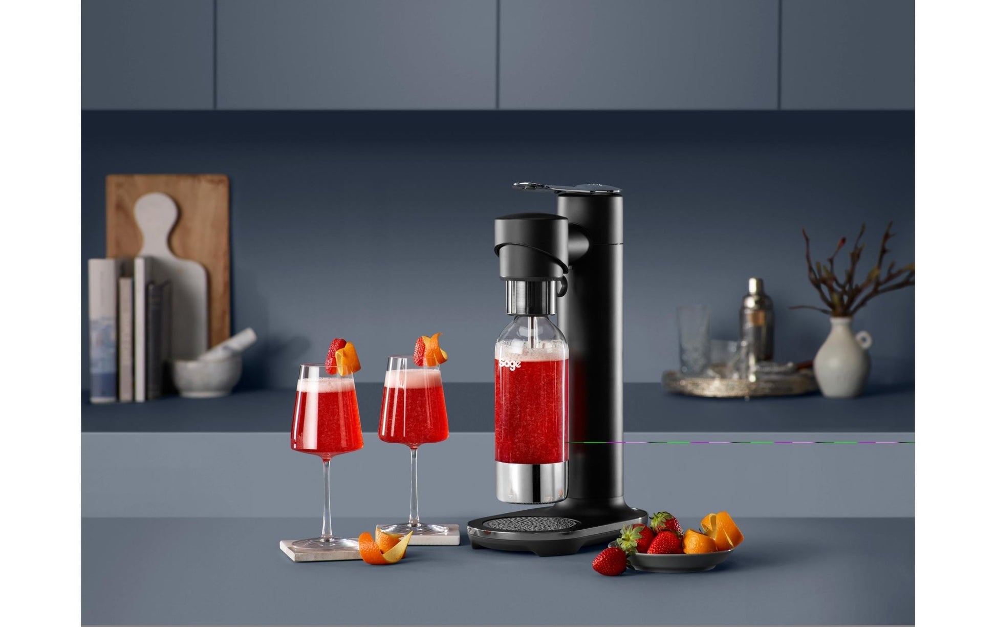 Wassersprudler the InFizz Fusion Brushed Stainless Steal - MEGART