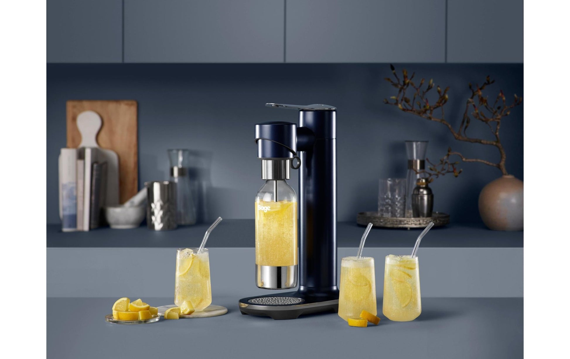 Wassersprudler the InFizz Fusion Brushed Stainless Steal - MEGART