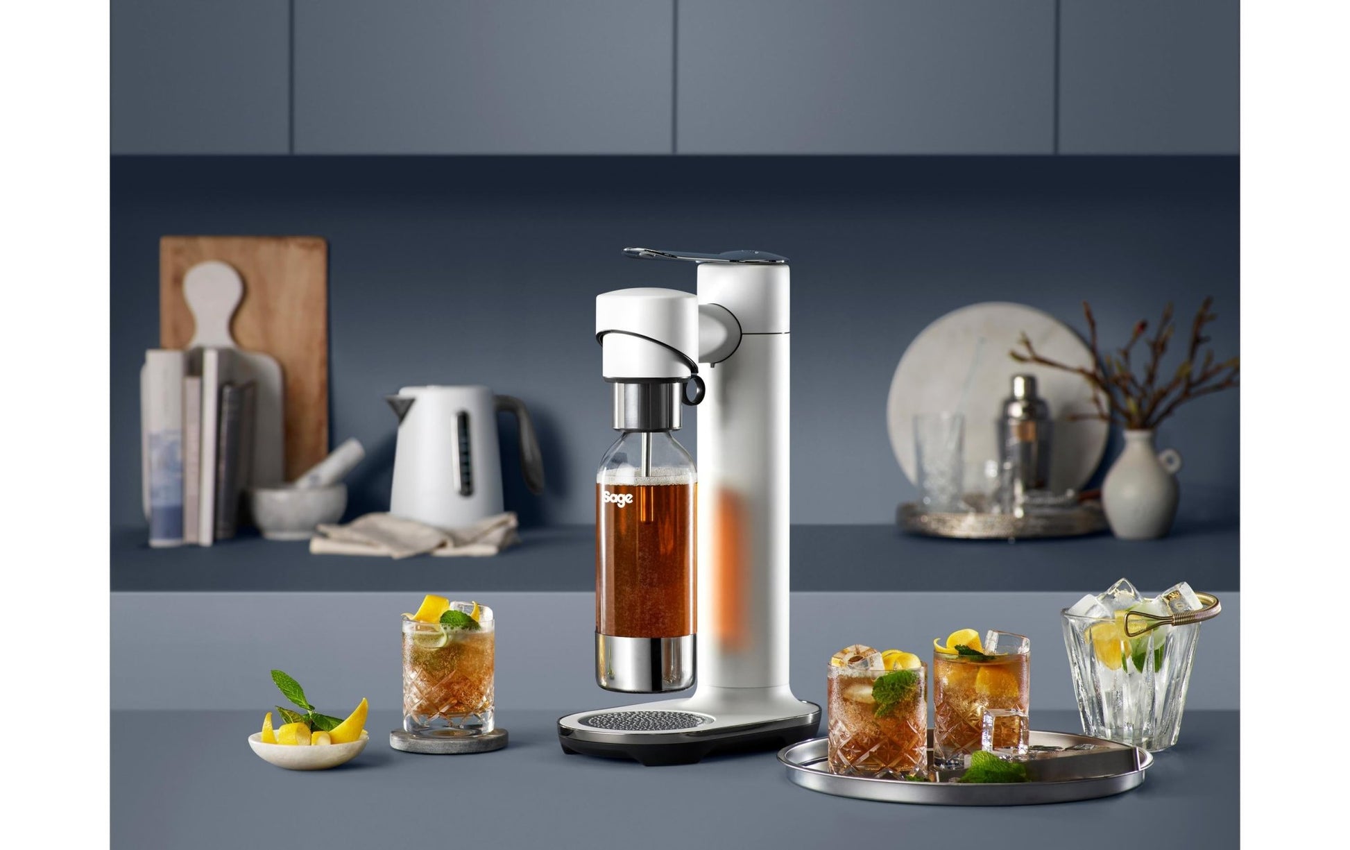 Wassersprudler the InFizz Fusion Brushed Stainless Steal - MEGART