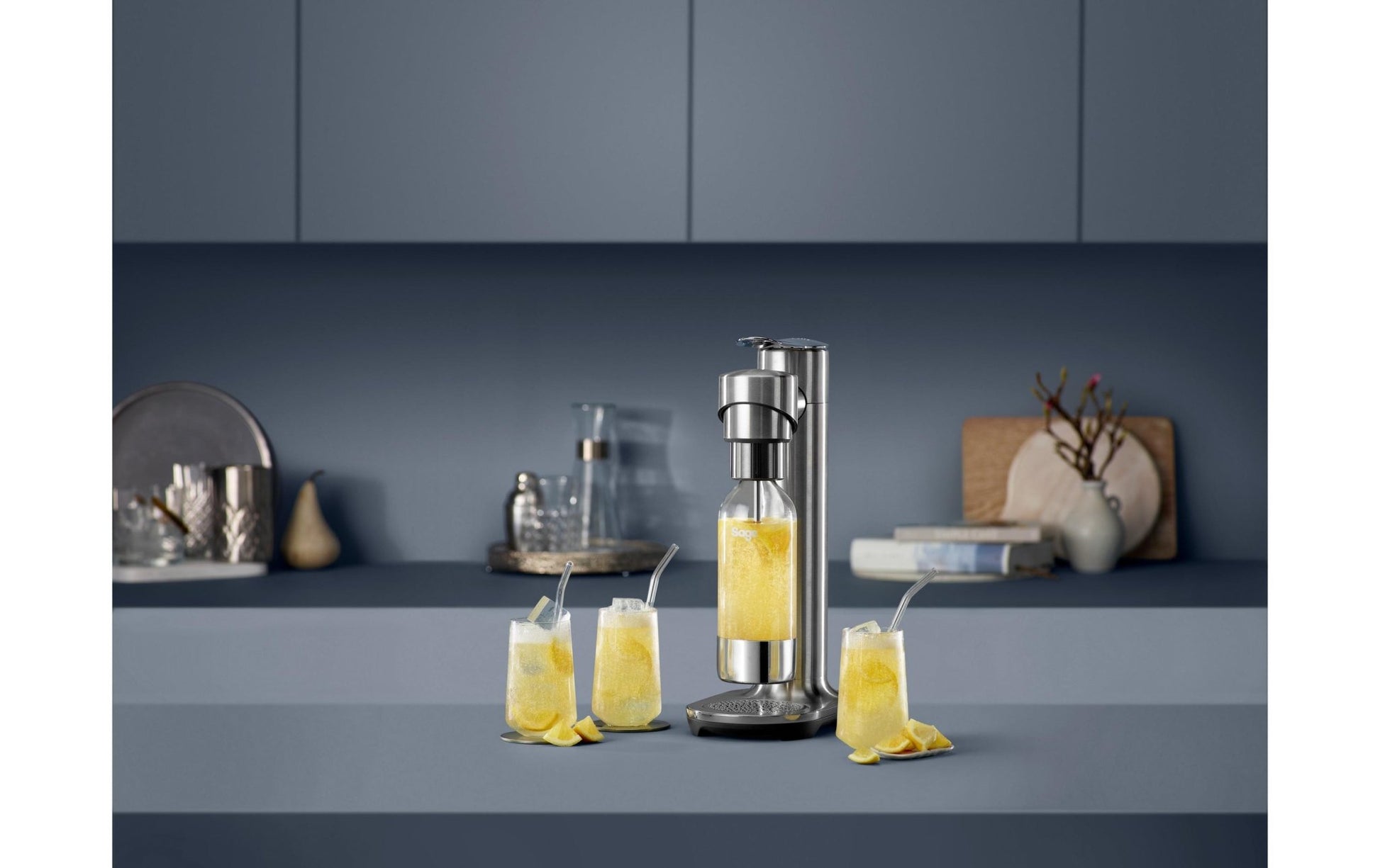 Wassersprudler the InFizz Fusion Brushed Stainless Steal - MEGART