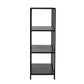 Regal Valde 80 cm x 114 cm, Schwarz - MEGART
