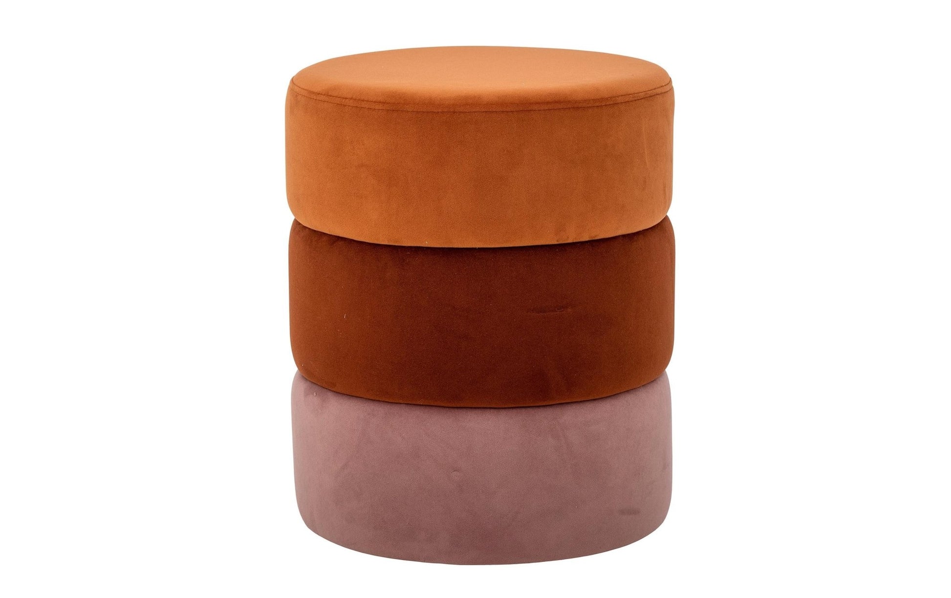 Pouf Bilbao 37 cm x 45 cm, Orange - MEGART