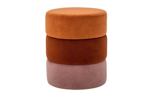 Pouf Bilbao 37 cm x 45 cm, Orange - MEGART