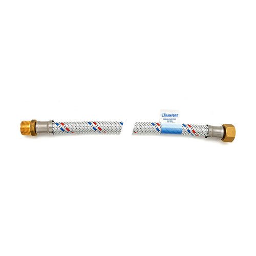 Antivibrationsschlauch aus verzinktem Stahl Mf 30 cm - MEGART