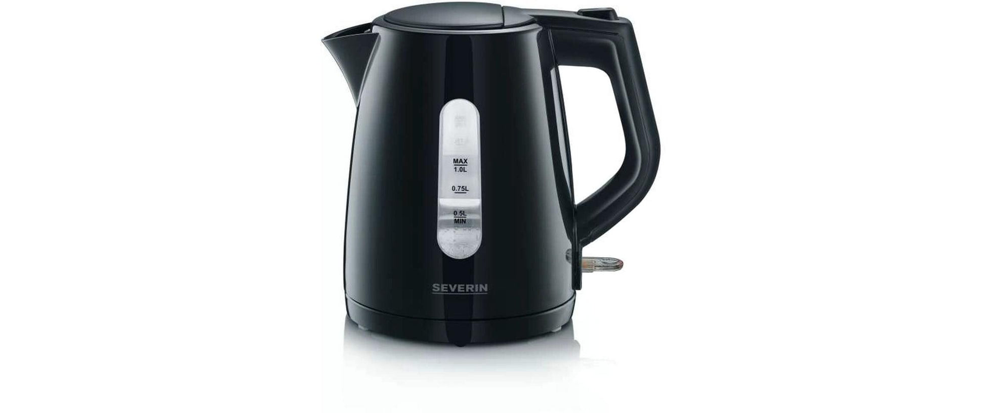 Wasserkocher WK 3410 1 l, Schwarz - MEGART