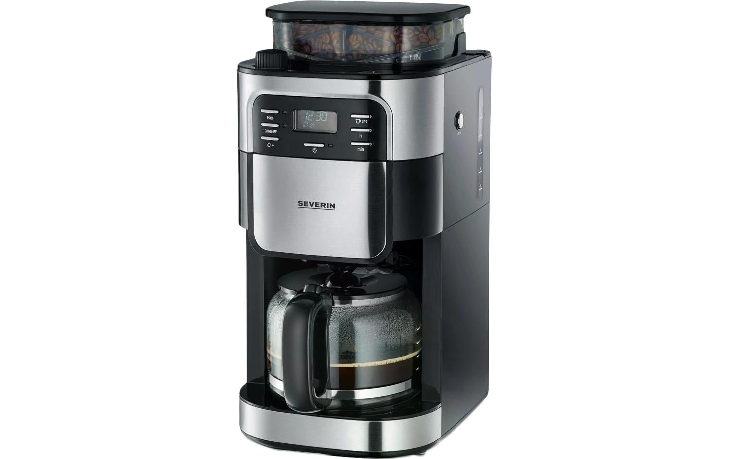 Filterkaffeemaschine KA 4810 Schwarz/Silber - MEGART