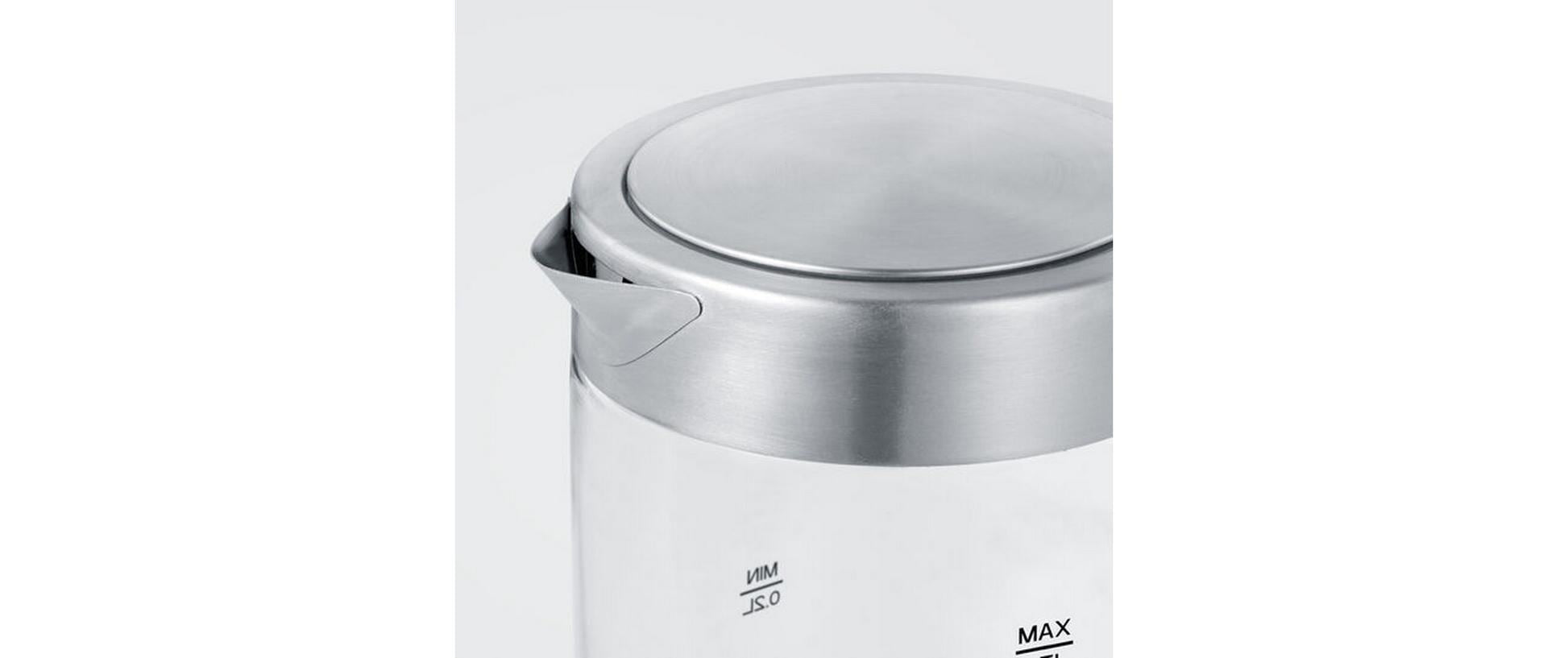 Wasserkocher WK 3472 0.5 l, Grau/Silber - MEGART