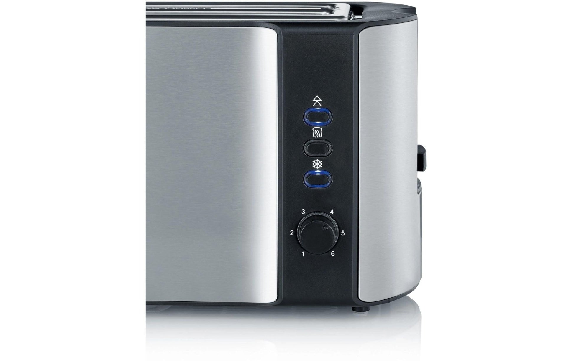 Toaster AT 2590 Schwarz/Silber - MEGART