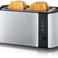 Toaster AT 2590 Schwarz/Silber - MEGART