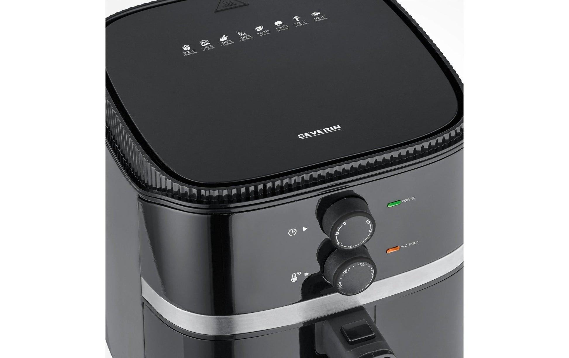 Heissluft - Fritteuse FR 2452 5 l, Schwarz - MEGART