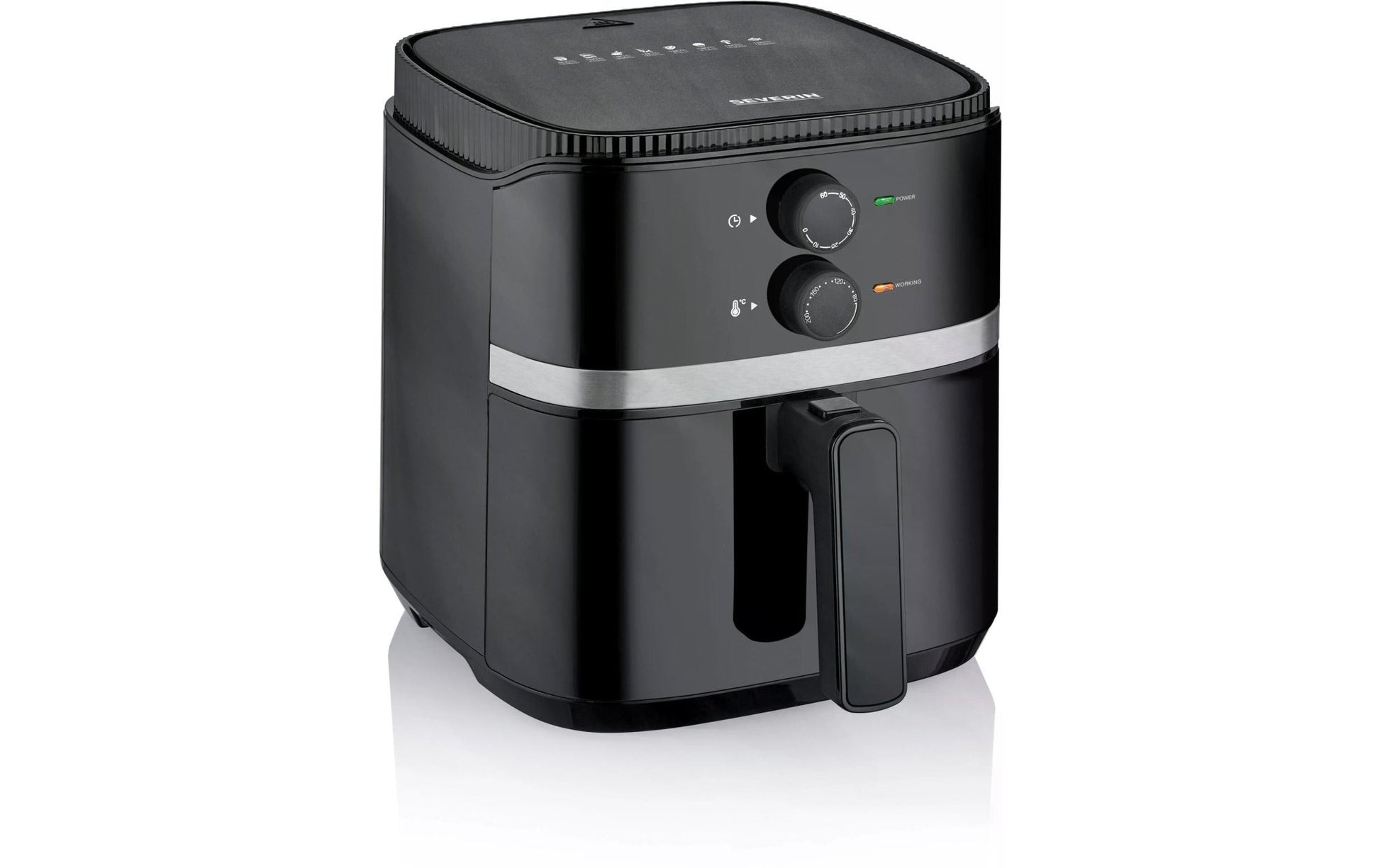 Heissluft - Fritteuse FR 2452 5 l, Schwarz - MEGART