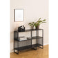 Regal Strington 120 x 35 x 83 cm, Schwarz - MEGART