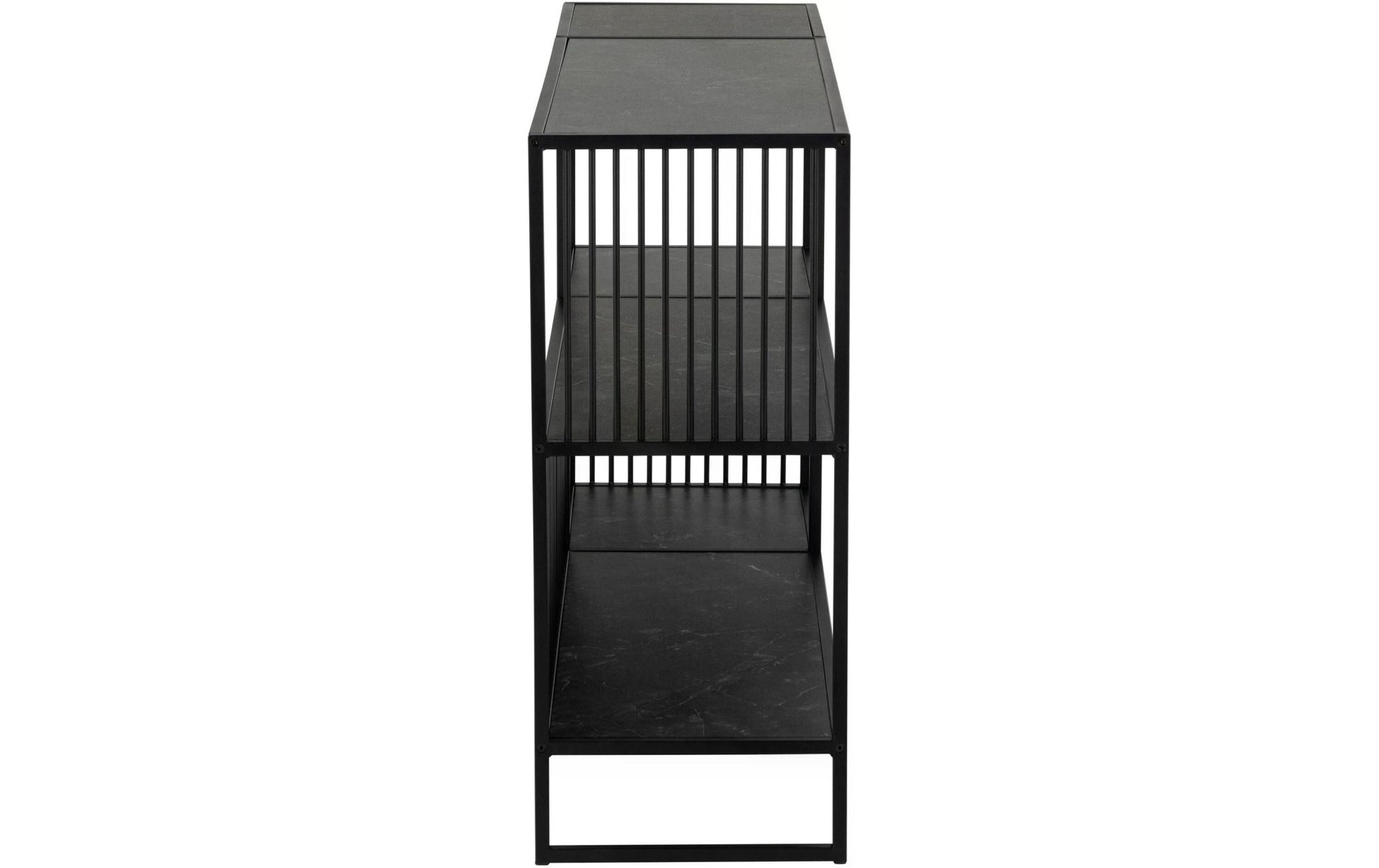 Regal Strington 120 x 35 x 83 cm, Schwarz - MEGART