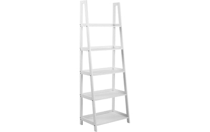 Regal Wally 63 x 40 x 180 cm, Weiss - MEGART