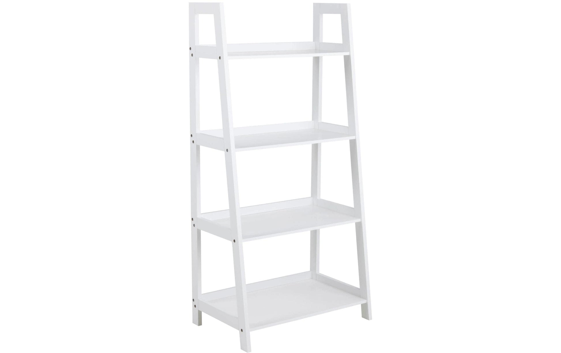 Regal Wally 63 x 40 x 130 cm, Weiss - MEGART