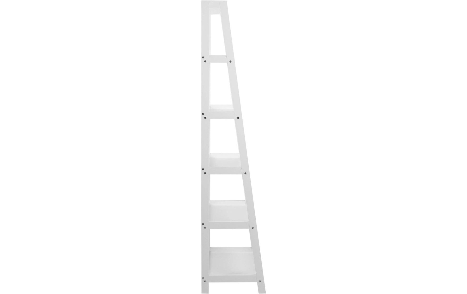 Regal Wally 63 x 40 x 180 cm, Weiss - MEGART