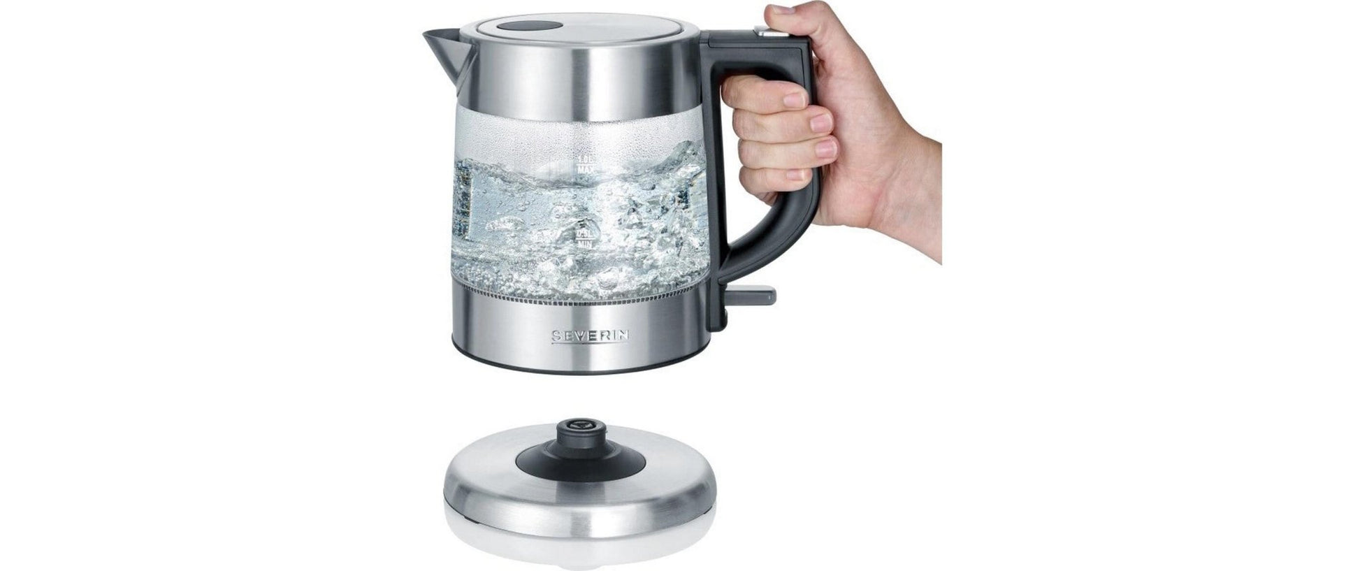 Wasserkocher WK 3468 Silber - MEGART