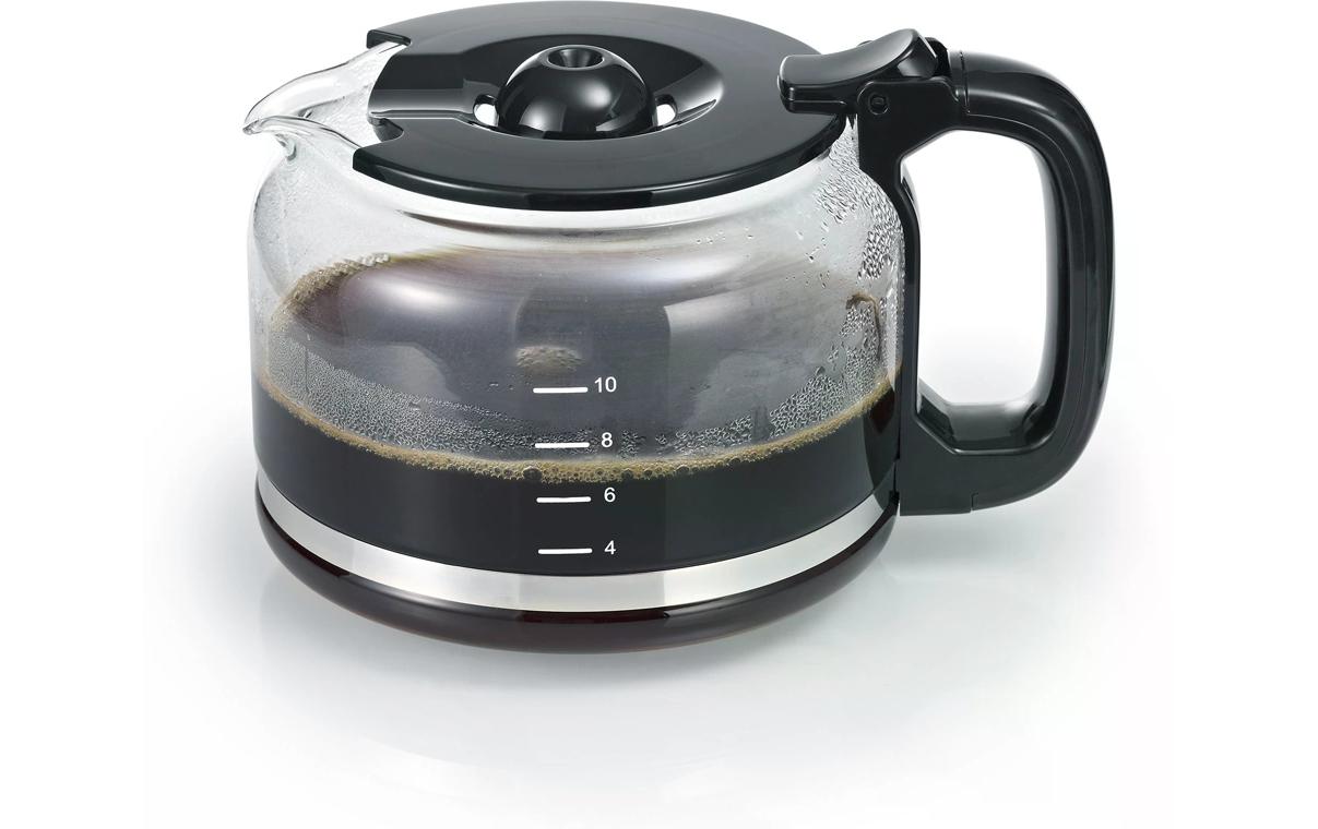 Filterkaffeemaschine KA 4810 Schwarz/Silber - MEGART