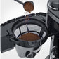 Filterkaffeemaschine KA 4814 Schwarz/Silber - MEGART