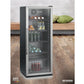Weinkühlschrank FKS 8841 Edelstahl/Schwarz, Rechts - MEGART