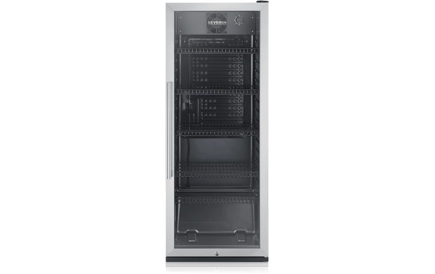 Weinkühlschrank FKS 8841 Edelstahl/Schwarz, Rechts - MEGART