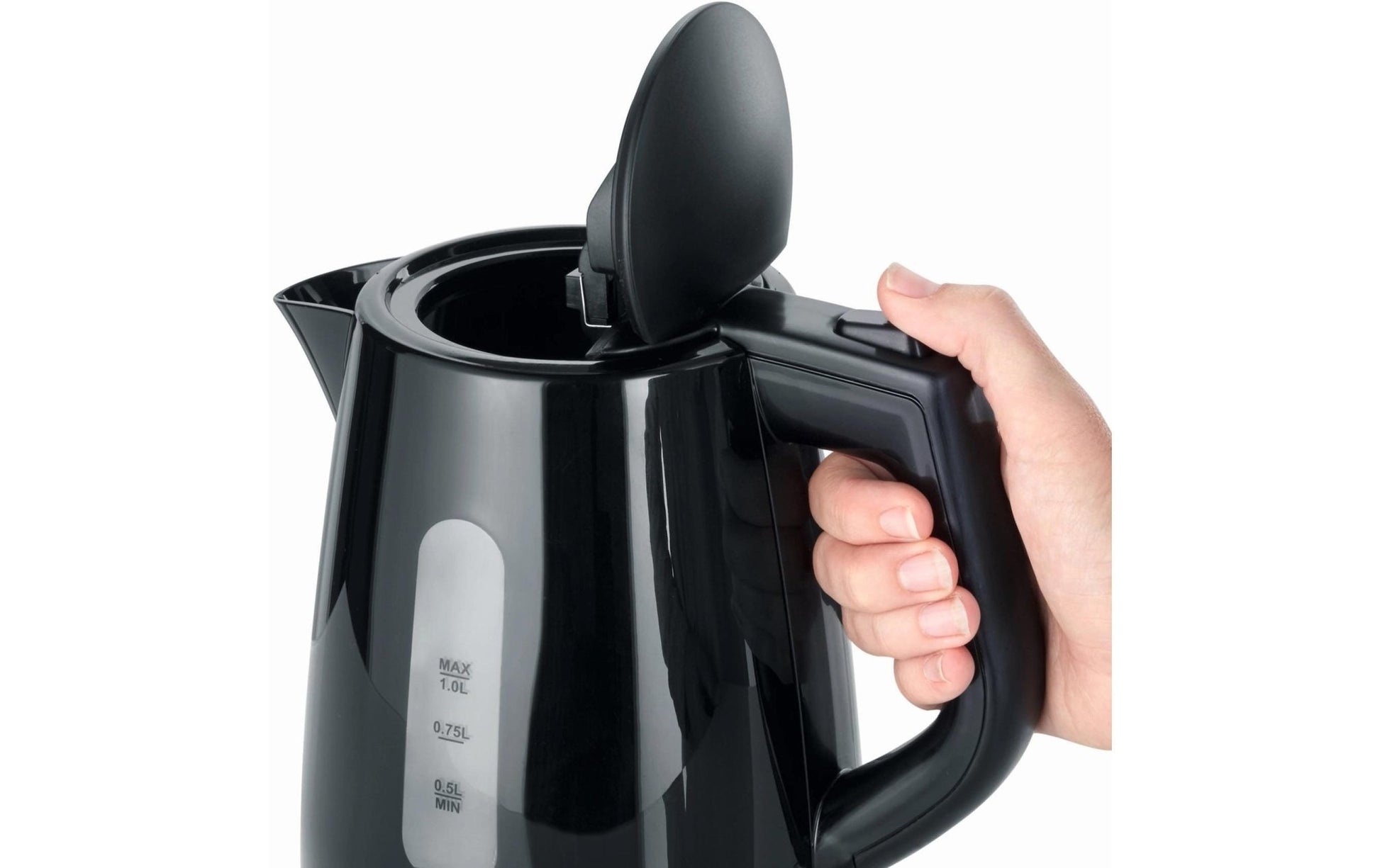 Wasserkocher WK 3410 1 l, Schwarz - MEGART