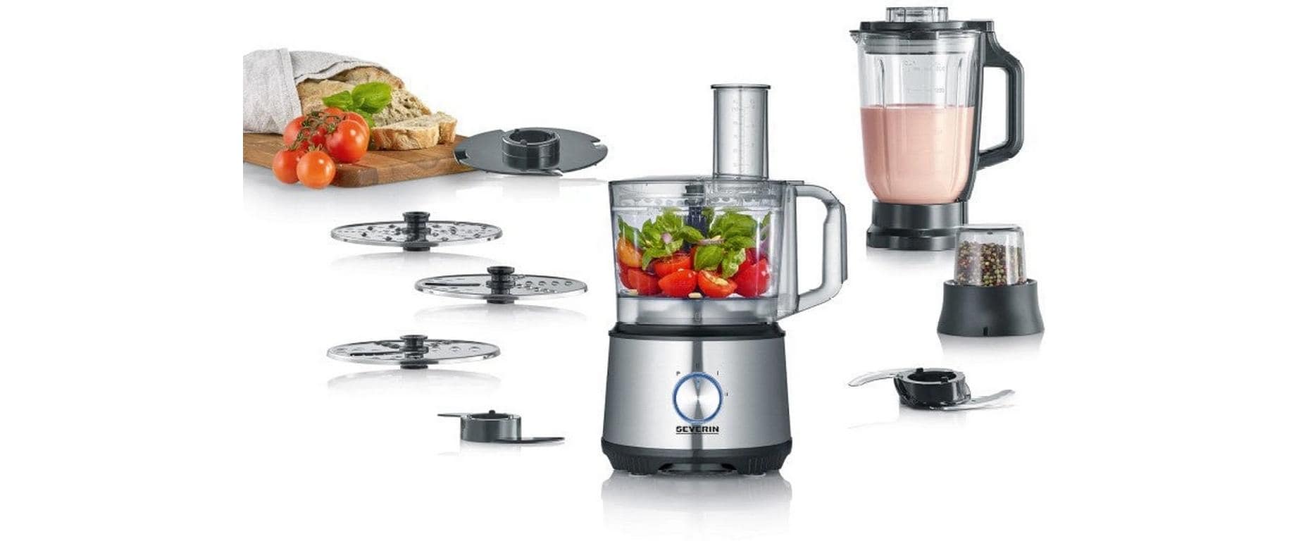 Food Processor KM 3892 Schwarz/Silber - MEGART