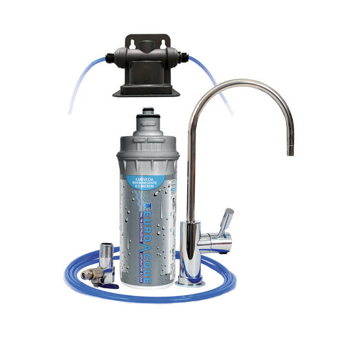 Set Filter Wasserhahn LED River Silber PRO Autonomia max 11000 Lt EA