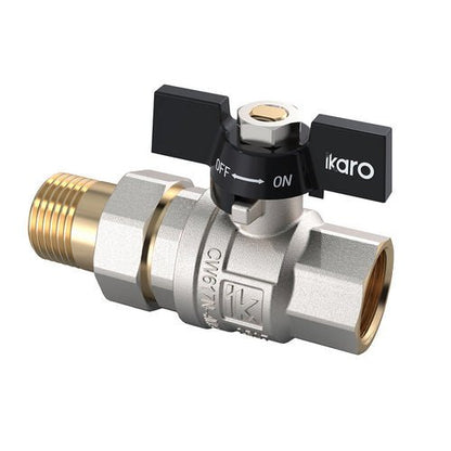 Ikaro Mf - Kugelhahn Mit Schmetterlingsanschluss - MEGART