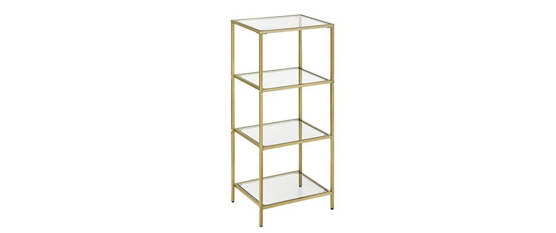 Regal 40 x 30 x 95 cm, Gold - MEGART