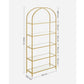 Regal 30.2 x 83 x 1 cm, Gold - MEGART