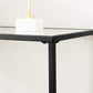 Konsolentisch 100 x 35 x 80 cm, Schwarz - MEGART