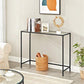 Konsolentisch 100 x 35 x 80 cm, Schwarz - MEGART