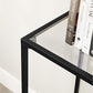 Konsolentisch 100 x 35 x 80 cm, Schwarz - MEGART