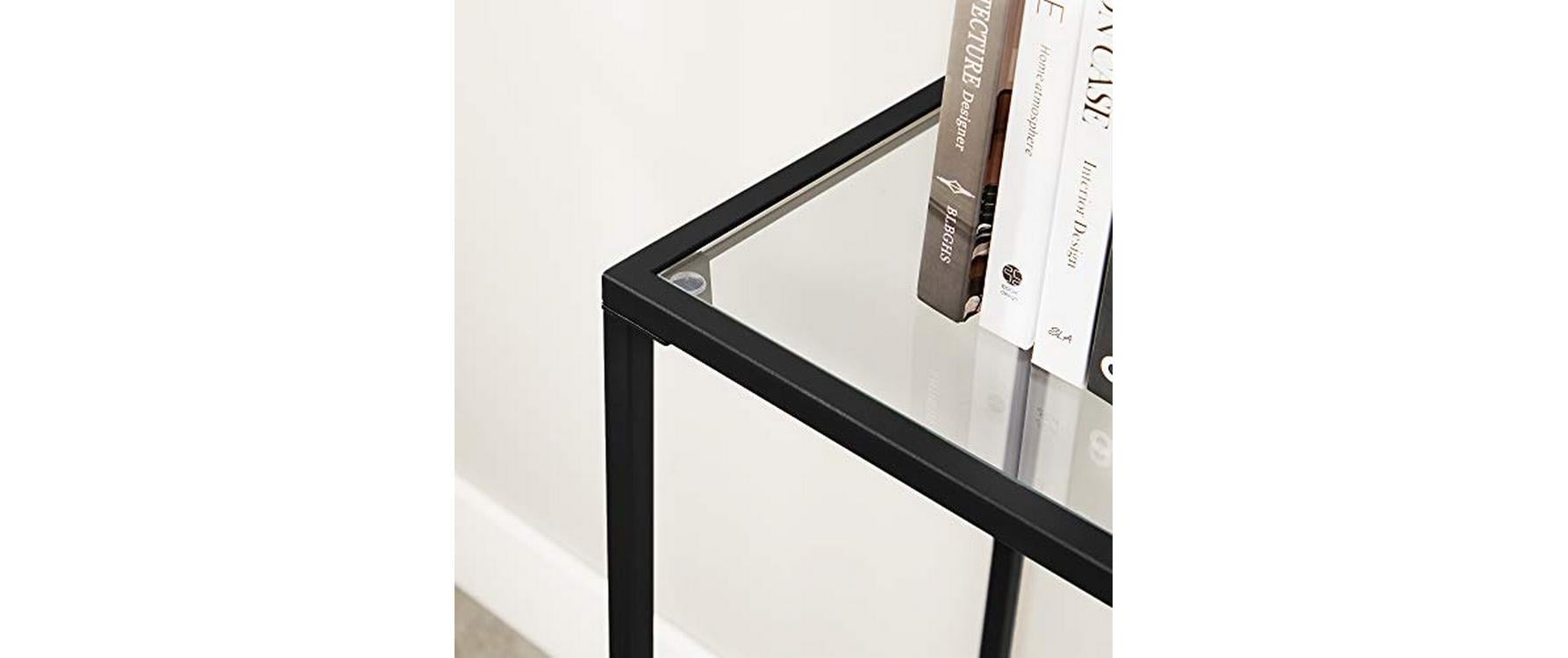 Konsolentisch 100 x 35 x 80 cm, Schwarz - MEGART
