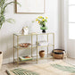Konsolentisch 100 x 30 x 73 cm, Gold - MEGART
