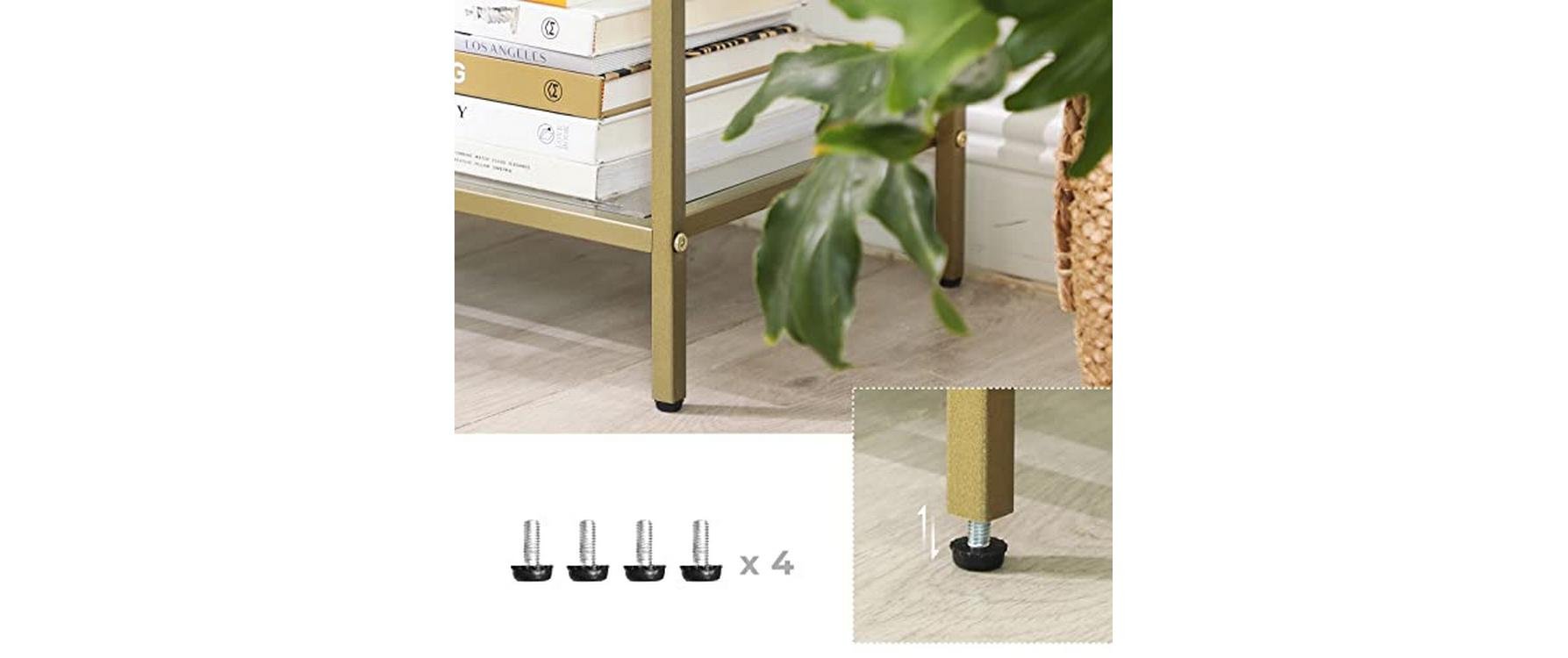Konsolentisch 100 x 30 x 73 cm, Gold - MEGART