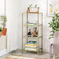 Regal 40 x 30 x 95 cm, Gold - MEGART