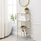 Regal 40 x 30 x 95 cm, Gold - MEGART