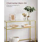 Konsolentisch 100 x 35 x 80 cm, Gold - MEGART
